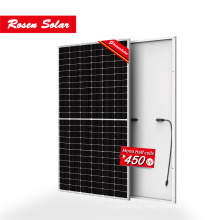 Bifacial Solar Panels 400w 450w 500w 550w Mono Half Cell With Black Frame